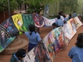 1 km painting adresses human trafficking (2003)